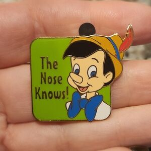 (5 For $30) Disney Pin Vintage 2022 Pinocchio The Nose Knows Pin